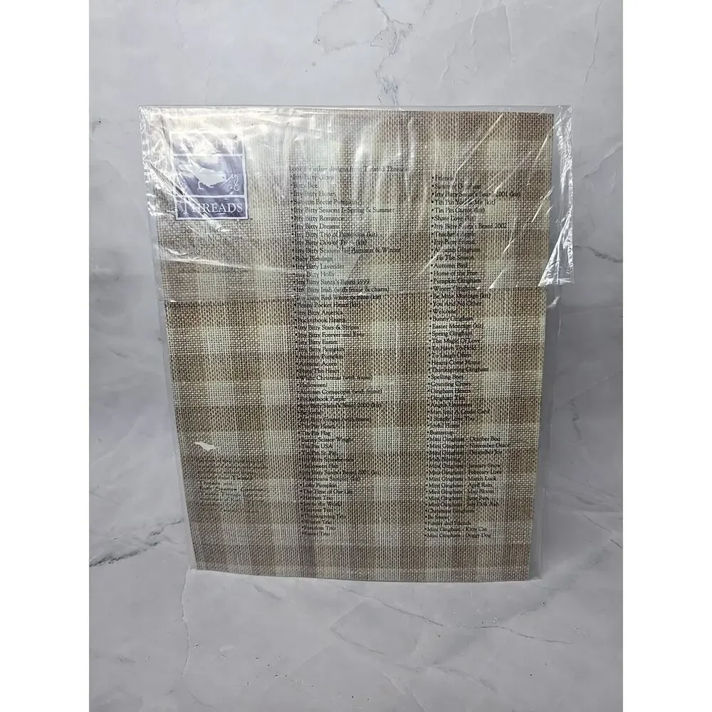 2005 Twisted Threads Cross Stitch Pattern ONLY Easter Gingham